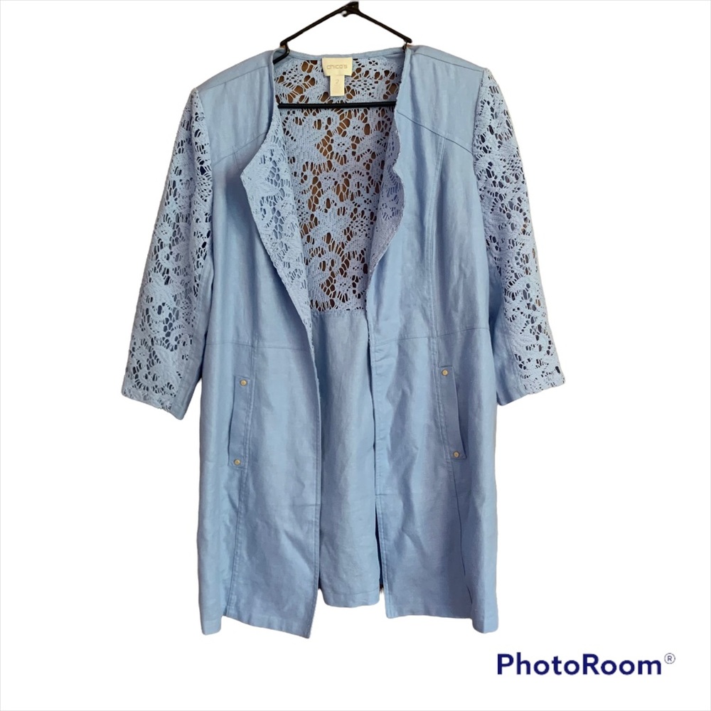 Chicos lightweight cardigan jacket  | size 2